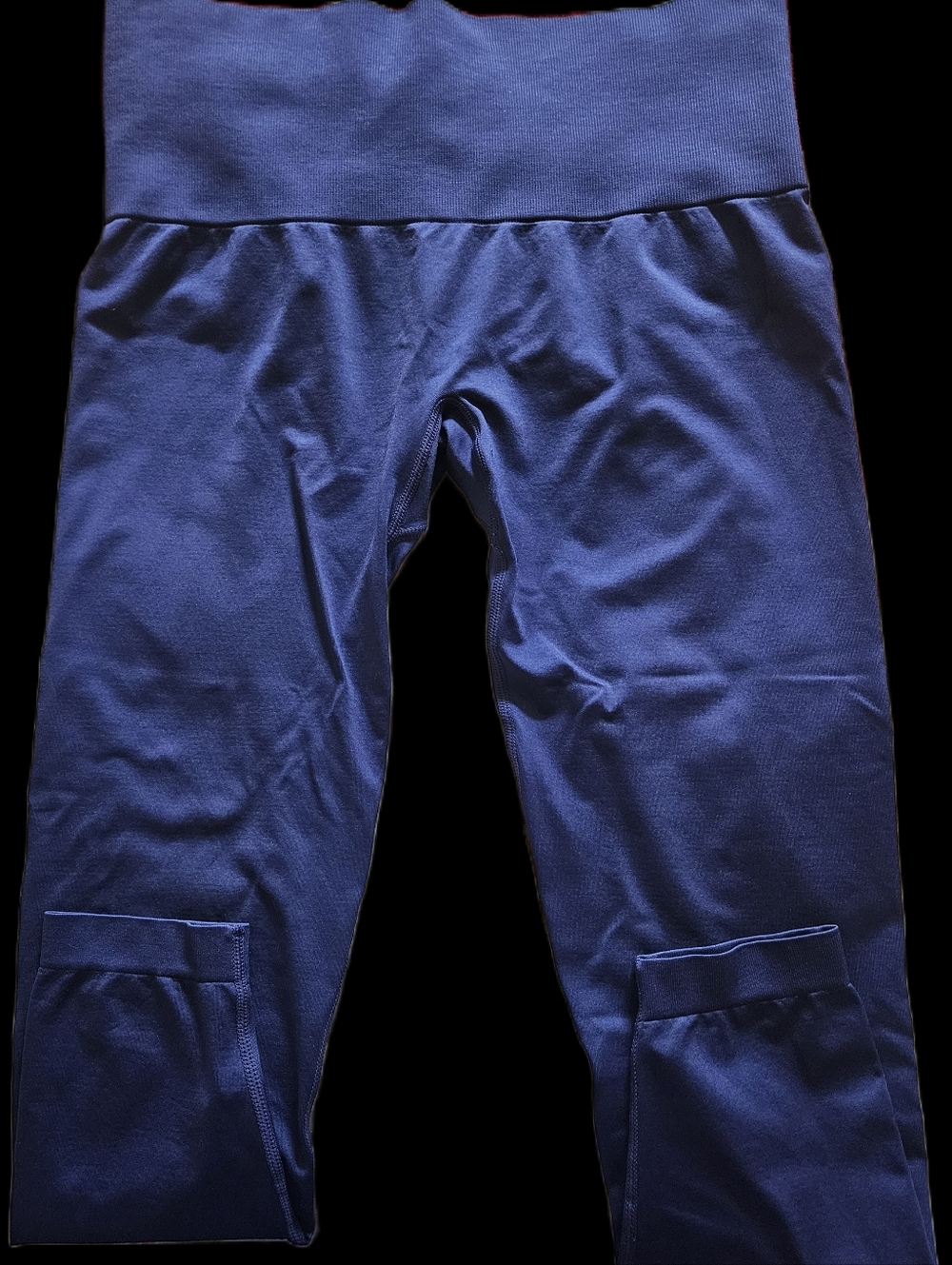 Navy Blue Stretch Seamless Leggings
